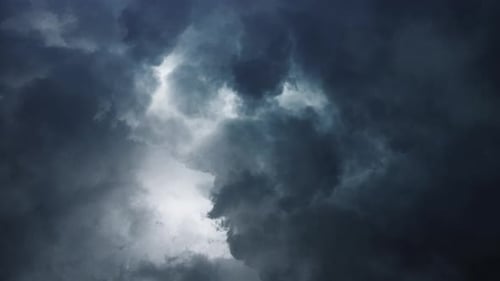 Dramatic Storm Clouds Moving in the Sky