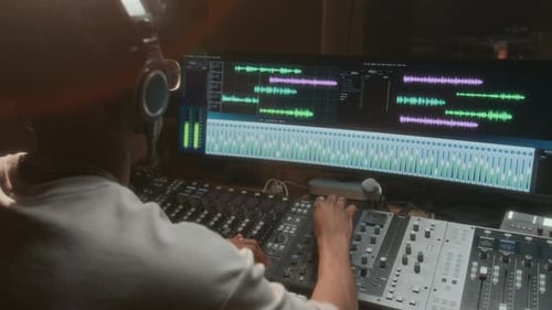 Music Producer at Workstation in Recording Studio