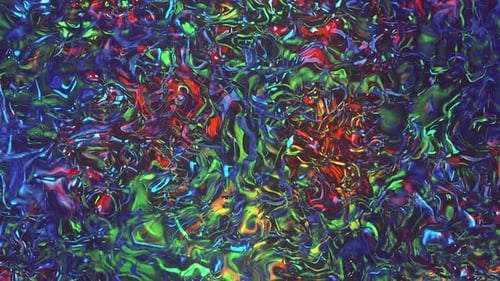 Psychedelic Dynamic Multicolored Abstraction