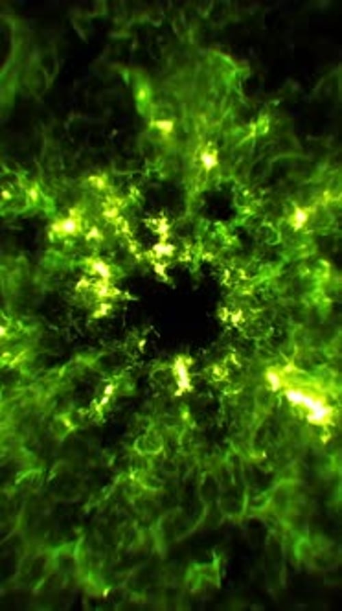 Grüner magischer Energie-Hintergrund 01