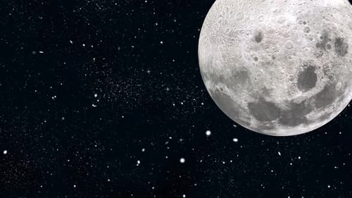Moon planet seen from space, 2820