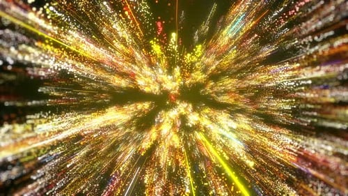 Hintergrund mit goldschimmernden Lichtern
