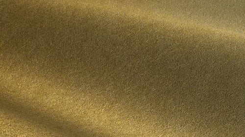 Matte Gold Paper Texture with Fine Granular Surface, Looped Background, Rotation, Waves