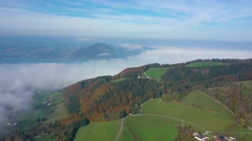 Wide Valley Covered With Clouds 17
