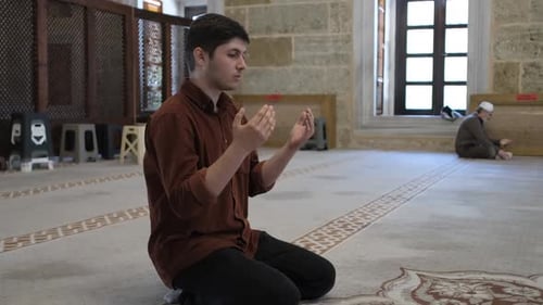 Praying in Mosque