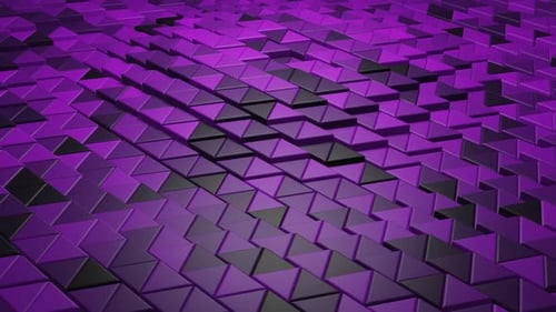 Purple Triangles Wave Loop Background