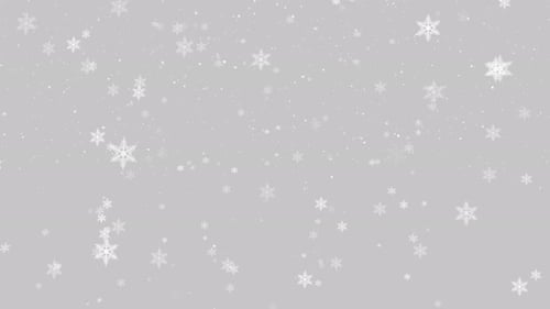 Falling Snowflakes Overlay for Winter and Christmas Holiday Backgrounds