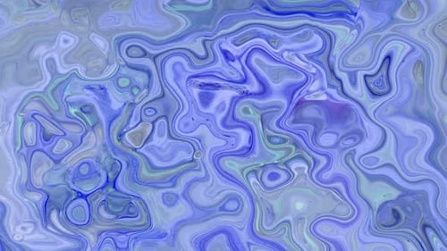 Abstract Blue and Purple Fluid Ink Movement Background Animation