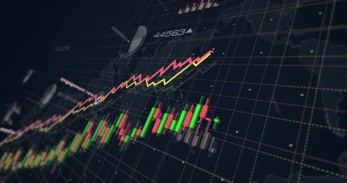 Social media charts and graphs diagram