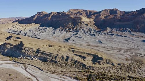 Aerial shot of the amazing rock formations in southern Utah.