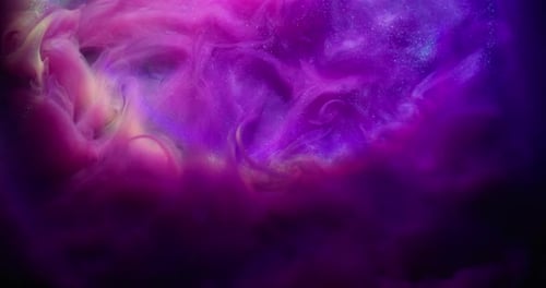 Glitter Stream Ink Swirl Shiny Flow Blend Light