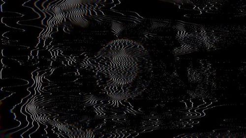 Glitch-TV-Signale Loop