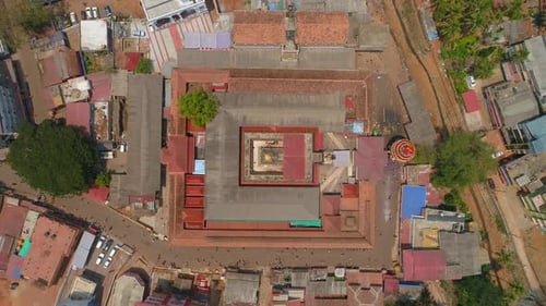 Vidéo en tête du temple Shri Mookambika, Inde du Sud