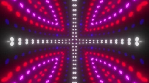 Vibrant abstract light pattern