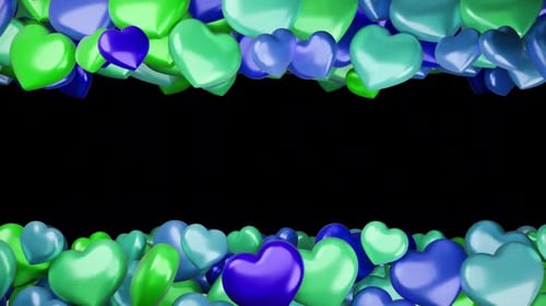 Cadre avec coeurs 3