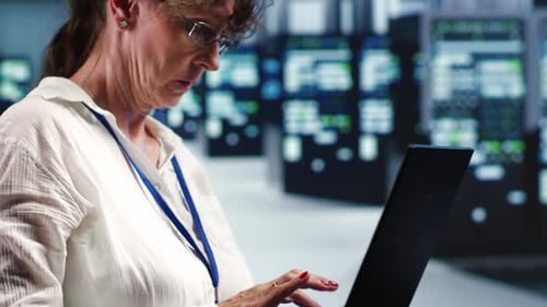 Data Center with AI Rackmounts