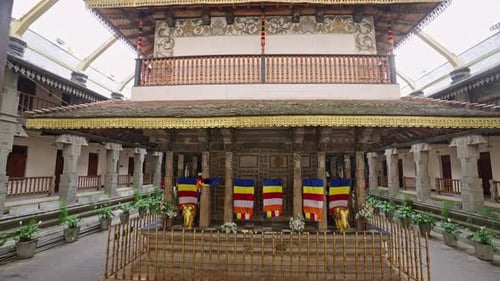 Gangaramaya Temple in Colombo, Sri Lanka