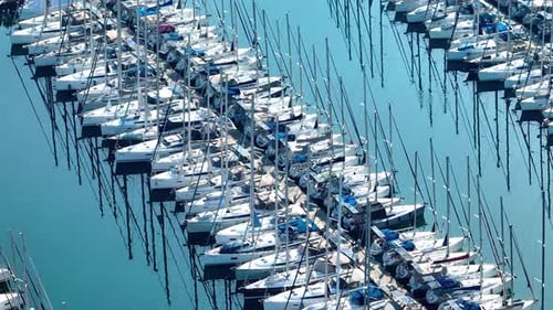 Yachts in the marina