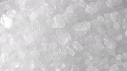 Crystalline Mineral Chunks Filling Frame Abstractly