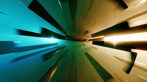 Abstract tunnel animation