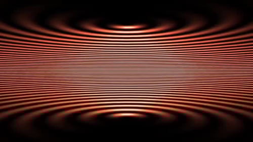 Abstract Orange Light Waves Rotating Motion Background
