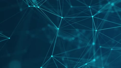 Abstract Digital Plexus Network Background Loop