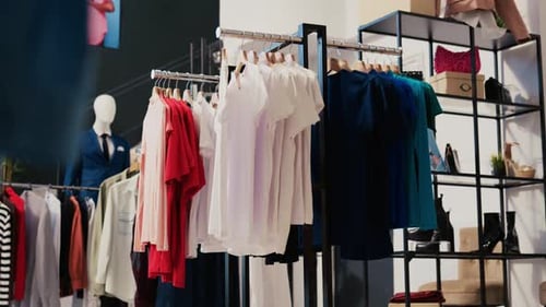 Modern Boutique Filled with Casual Wear