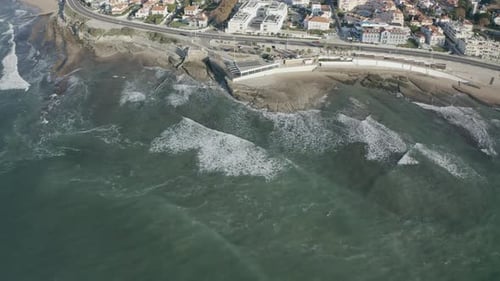 great colours on beach in Cascais