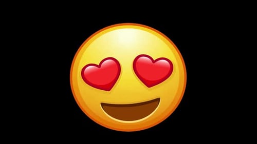 Animated Heart Eyes Emoji for Love and Affection
