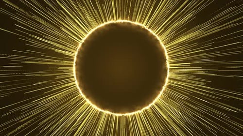 Gold Particle Tunnel