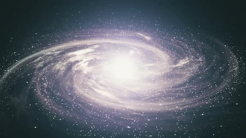 Animated Cosmic Galaxy Swirl Background