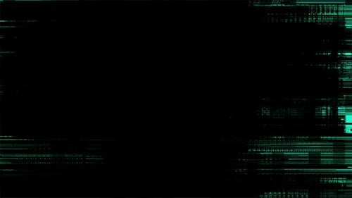Digital Glitch Transition Frame Overlay