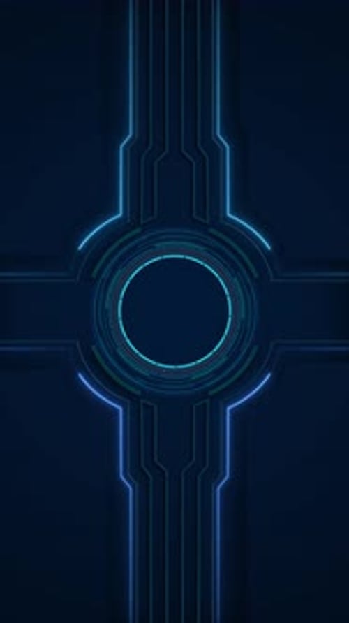 Advanced Artificial Intelligence Technology in CPU Technology Circuit Board Background Electronic