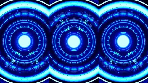 Glowing Sci-Fi Vortex Animation Video
