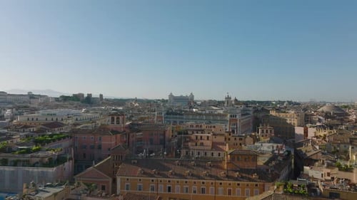 High Angle View of Road Intersection Surrounded By Luxury Palaces in City Centre