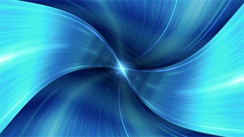 Blue Swirl Abstract Background Loop Slow With Light Traces