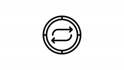 sync line icon animation