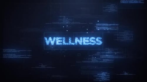 Futuristic Digital Text Reveal with Code Elements