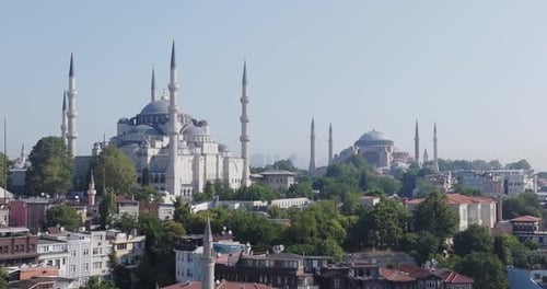 Istanbuler Bosporus-Brücke, Meer und Schiffe, Luftbild 5