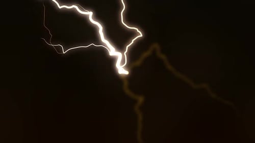 Electric yellow sparkling lightning background.