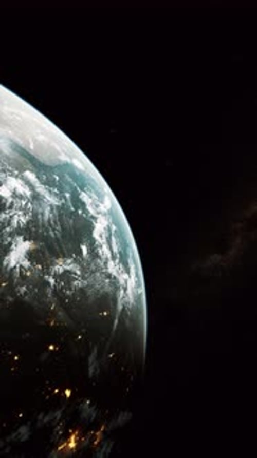 Earth From Space Night View