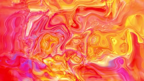 Vibrant Liquid Abstract Flowing Colors Background Animation