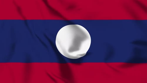 Loas Waving Flag