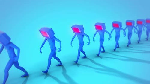 People With TV Heads