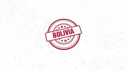 Bolivia Rubber Stamp