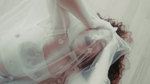 Contemporary Dancer in a Studio