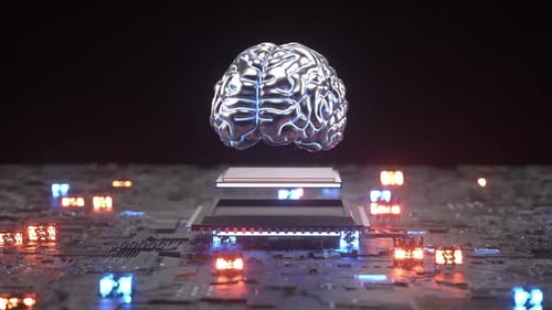 Interface neuronale cérébrale holographique simulée en 3D