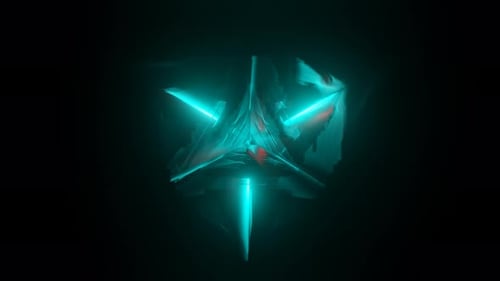 Vivid and Hypnotic Multicolor Psychedelic Pattern in a Seamless VJ Loop Designed with a Futuristic