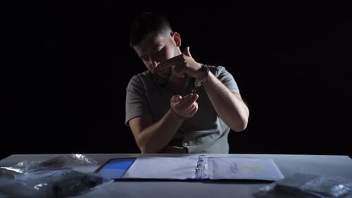 Criminal explica como ele cometeu o crime.