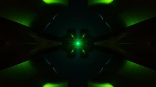 Neon Beams Flicker Rhythmically in a Colorful and Hypnotic VJ Loop